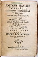 Boetzius: Anitzius Manlius Torkvátus Szeverinus - - V. Könyvei a' Filosofiának, vagy-is Böltses...