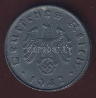 Német 3. Birodalom 1942B 10Pf h.k.-tel T:2/3