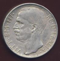 Olaszország 1928R 10L Ag T:3 R!