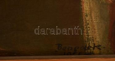 id. Benedek Jenő (1906-1987): Mosolygó férfi. Olaj, vászon, jelzett, keretben,  70×50 cm