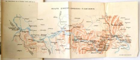 The Danube. A Duna. Budapest, én., Magyar Királyi Folyam-és Tengerhajózási Rt, 146 p.+ 2 térképmellé...