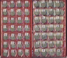 Svájc kis gyűjtemény berakóban 1880-1976. 5R (28klf), 10R (28klf), 20R (7klf), benne jobbak, mint 1880. 5R, 1881,1887,1898,1899. 20R T:1,2,3