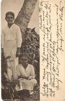 Singhalese girls, Ceylon, folklore