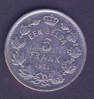Belgium 1931. 5Fr T:2/3