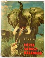 Róna István: Híres vadászkalandok. Budapest, 1960, Gondolat, 288 p. Kiadói félvászon kötés, kiadói papírborítóban.