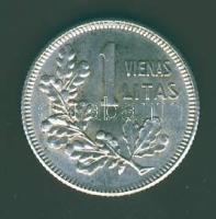 Litvánia 1925. 1L Ag T:2+