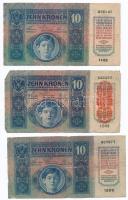 1912. 100K "ROMANIA TIMBRU SPECIAL" felülbélyegzéssel + 1912. 100K "DEUTSCHÖSTERREICH...