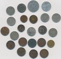 Német Birodalom 1875-1918. 2pf Cu + 10pf Cu-Ni/Fe (16x) + Weimari Köztársaság 1920A 50pf Al + 1921. ...