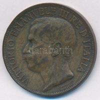 Olaszország 1911R 10c Cu "50 éves a királyság" T:2,2- ph.
Italy 1911R 10 centesimi Cu &qu...