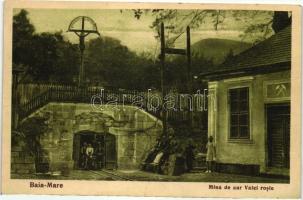 Nagybánya, Baia Mare; Veresvízi aranybánya bejárat / Mina de aur Valei rosie / gold mine entrance, 1940 Nagybánya visszatért So. Stpl