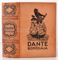 Dante Komédiája I-III. (Egyben; I. A Pokol. II. Purgatórium. III. A Paradicsom.) Fordította: Babits Mihály. Budapest, én. (1912), Révai-Kiadás, 304+296+314 p. Kiadói némileg kopott festett, préselt, illusztrált egészbőr kötésben.