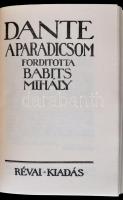 Dante Komédiája I-III. (Egyben; I. A Pokol. II. Purgatórium. III. A Paradicsom.) Fordította: Babits ...