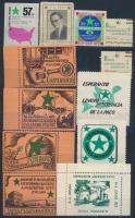 12 db eszperantó levélzáró