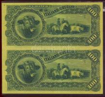 Uruguay/Banco Italiano/Montevideo 1887. 100P 2-es függőleges ívben T:I RRR!!!