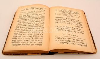 Zsidó imakönyv házi, templomi és iskolai használatra. Budapest, 1898, Országos Izraelita Tanítóegyes...