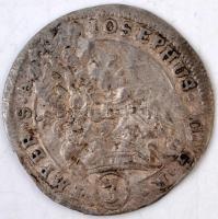 Csehország / Történelmi tartomány 1709. 3kr Ag "I. József" Kutná Hora (1,58g) T:2-,3 Bohemia 1709. 3 Kreuzer Ag "Joseph I" Kuttenberg (1,58g) C:VF,F