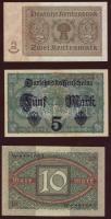Németország 1910-1937. 19db klf bankjegy T:I