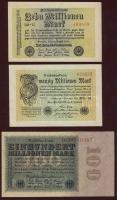 Németország 1910-1937. 19db klf bankjegy T:I