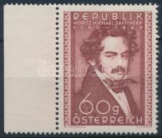 Moritz Daffinger margin stamp, Moritz Daffinger ívszéli bélyeg