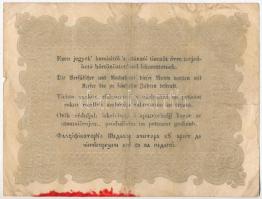 1848. 10Ft "Kossuth bankó" piros tintafolttal (érvénytelenítés?) T:III,III-
Adamo G111