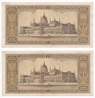 1946. 100.000.000P (4x) sorszámkövetők T:II 
Adamo P27