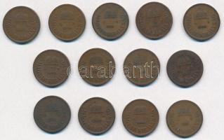 1926-1940. 2f Br (13xklf) T:2,2-,3