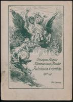 1912 Jubiláris Téli Kiállítás 1911-12. Budapest, Országos Magyar Képzőművészeti Társulat, Singer és Wolfner. Kiadói szakadt papírkötés.