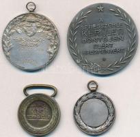 4db-os vegyes magyar sportérem tétel, közte Sződy Szilárd (1878-1939) 1934. "Magyar Főiskolai S...