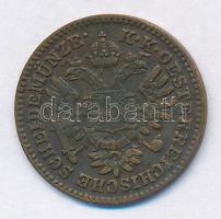Ausztria 1851A 1/4kr Cu T:2,2- k.
Austria 1851A 1/4 Kreuzer Cu C:XF,VF scratch 
Krause KM#2180