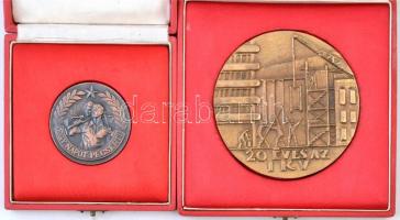 6db-os vegyes magyar emlékérem tétel, közte 1967. "66. Országos Mezőgazdasági Kiállítás és Vásá...