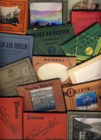 44 db vegyes háború előtti és utáni kisalakú európai városképes fotósorozat összeállítás