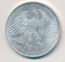 NSZK 1976D 5M Ag "Grimmelhausen halálának 300. évfordulója" T:2
FRG 1976D 5 Mark Ag &quot...