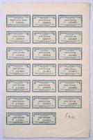 Belgium / Brüsszel 1923. "Tamegai Bányász és Ipari Részvénytársaság" névérték nélküli rész...