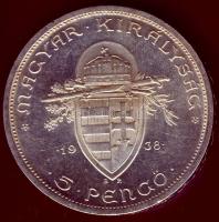 1938. 5P Ag "Szt. István" T:1