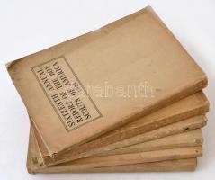 1925-1934 Annual Reports of the Boy Scouts of America 1925 (2×), 1929, 1931, 1932, 1934. Cserkész évkönyvek összesen 6 db, papírkötésben, példányonként változó állapotban.