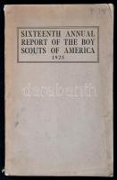 1925-1934 Annual Reports of the Boy Scouts of America 1925 (2×), 1929, 1931, 1932, 1934. Cserkész év...