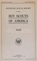 1925-1934 Annual Reports of the Boy Scouts of America 1925 (2×), 1929, 1931, 1932, 1934. Cserkész év...