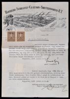 1928 Kispest, Hofherr gyár fejléces számla