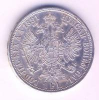 Ausztria 1891. 1Fl Ag T:2+