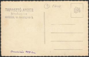 1937 Orosháza, Óvodai ünnepség, csoportkép, Tapasztó Andor fényképész, photo