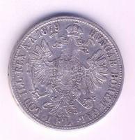 Ausztria 1879. 1Fl Ag T:2/3