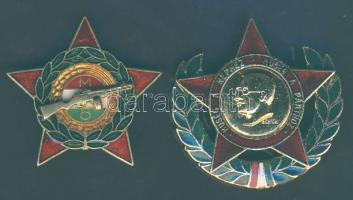 "Ságvári" + "Munkásőr arany" szocialista kitüntetés