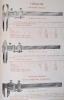 1914 Schuchardt és Schütte árujegyzék (fémmegmunkálásra és gépesítésre való szerszámok), kiadói félv...