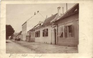 1911 Nagyszeben, Hermannstadt; Utcakép / street view, photo (gyűrődések / creases)