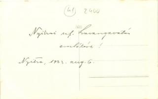 1933 Nyitra, Nitra; Vár / castle, photo