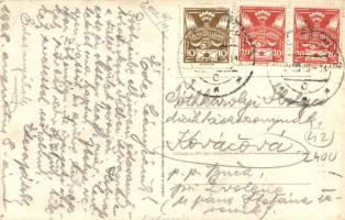 1928 Érsekújvár, Nové Zamky; Vasútállomás / railway station, photo