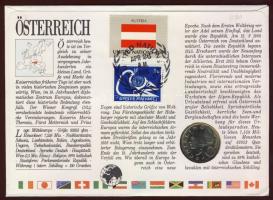 Ausztria 1985. 10Sch érmés boríték, lovas motívum