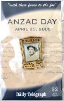 Ausztrália 2006. ANZAC Nap, 2006. április 25. fém jelvény, eredeti csomagolásban T:1 Australia 2006. ANZAC Day, April 25 2006 pin in original packaging C:UNC