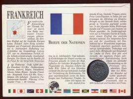 Franciaország 1982. 2F érmés boríték, Moulin Rouge motívum, Toulouse Lautrec bélyeggel