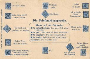1899 Briefmarkensprache